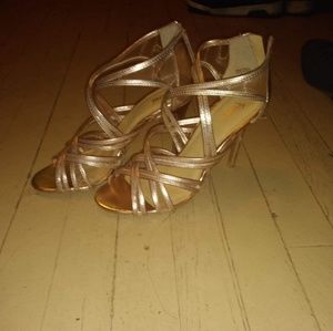 Rose gold heels